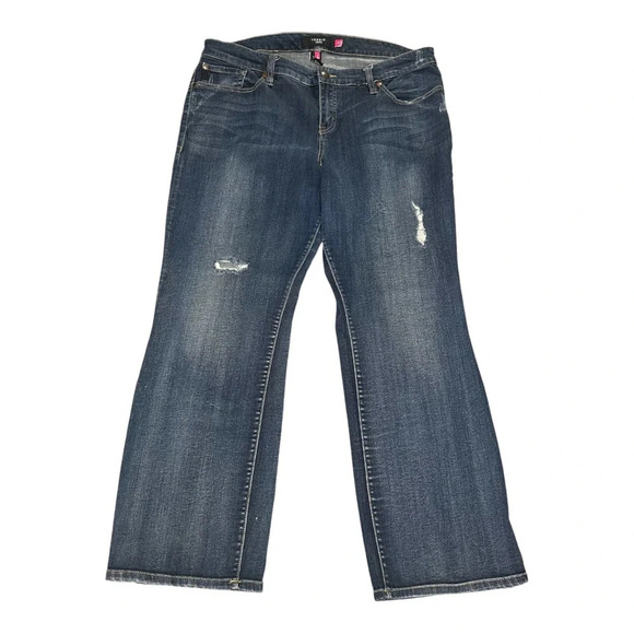 Torrid Plus Size Light Distress Straight Leg Jeans. Sz: 20 - Picture 1 of 6